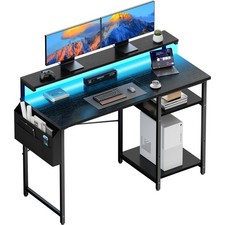 120 cm Schreibtisch mit LED &