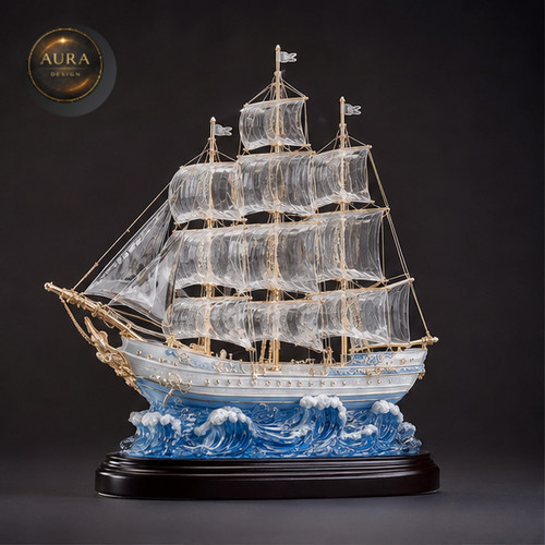 Deko segelschiff figur moderne - figur,