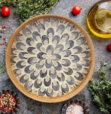 Rattan Aufbewahrungstablett