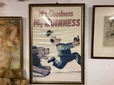 Original großes Guinness Poster, The Zoo Keeper Range.