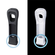 Motion Plus Adapter (schwarz / weiß) ORIGINAL Nintendo Wii Sensor +- Hülle 