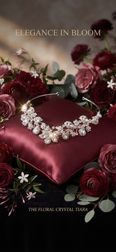 Diadem silber exquisite floral - exquisite,