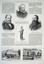 Original alter antiker Druck