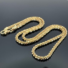 COLLIER DIAMANTIERT AUS 925/- SILBER VERGOLDET SCHMUCKJAGD