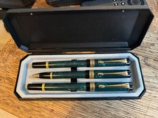 Schreibset, grün, Füller