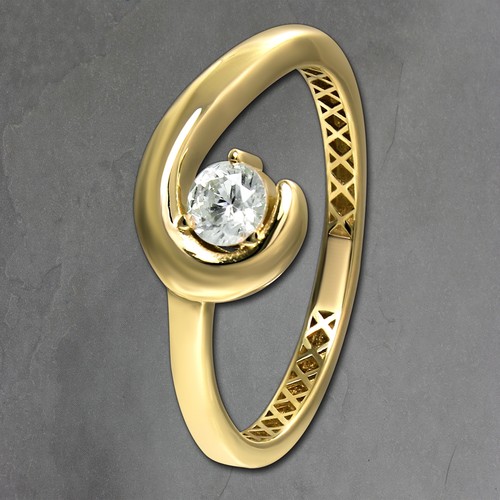 Golddream gold ring zirkonia - golddream,