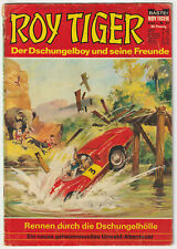 ✪ ROY TIGER #74, Rennen durch die Dschungelhölle, Bastei 1969 COMICHEFT Z3