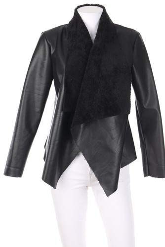 Zebra faux leather jacket fake - zebra,
