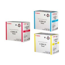 3 x Canon Toner C-EXV21 Cyan