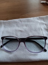 ANDY WOLF Unisex Brille Brillengestell Brillenfassung Lila