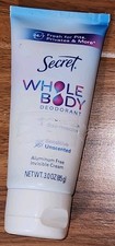 3 TUBES of SECRET WHOLE BODY