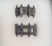 Ringe aus Titan & Harz Resin Unikat 17 mm Industrial Design Gothic Punk Schmuck