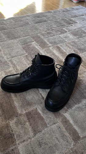 Red wing boots moctoe black - boots,