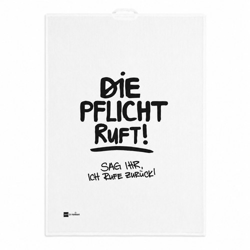 Geschirrtuch mit spruch die - geschirrtuch,