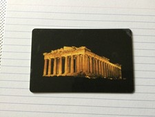 Telefonkarte Athen Akropolis bei Nacht gebraucht selten