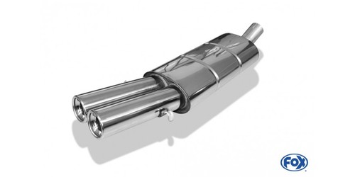 Fox endschalldämpfer 2x76 - fox,