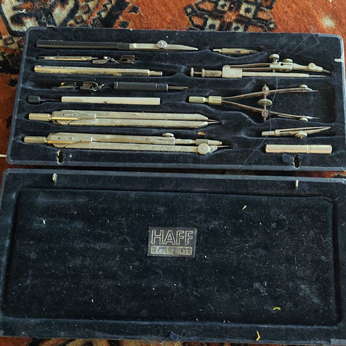 Haff zirkelkasten zirkel set - zirkelkasten, zirkel-set
