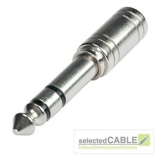 HICON Adapter Klinke 6,3mm male <> Mini-Klinke 3,5 female stereo | HI-JS6JS3-MF