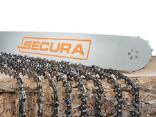 8x SECURA Sägekette 3/8"