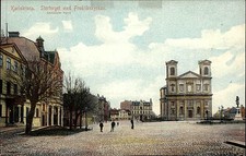 Karlskrona Blekinge Schweden Sverige 1923 Stortorget Markt Fredrikskyrkan Kirche