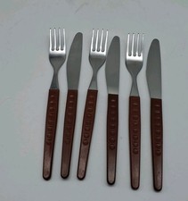 DDR Besteck braun Punkte 