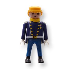 Playmobil Figur Mann Nordstaatler Uniform Offizier Militär US Armee Bürgerkrieg