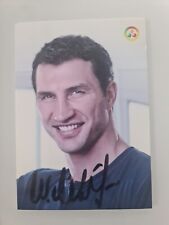 Dr. Wladimir Klitschko Autogramm Signiert Original Autograph Signed 