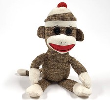 Ty Carletto 2012 Socken Beanie Babies Affe Ape Brown 9 " Plüsch BC499
