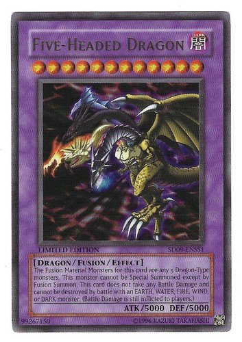 Yugioh fünfköpfiger drache - -,