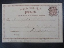 (X3075) Dt. Reich GA-Postk