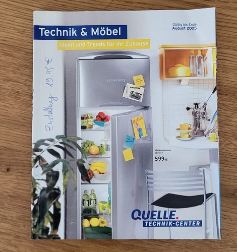 Quelle katalog 2005 - katalog, technik