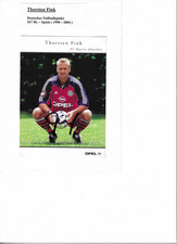 Thorsten Fink, FC Bayern München, Autogrammkarte signiert
