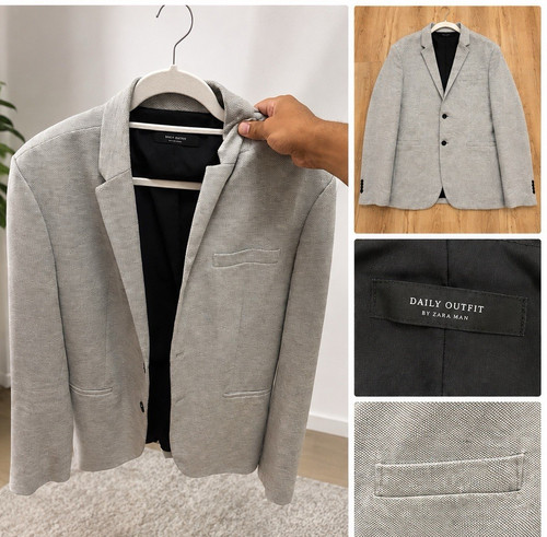 Zara man sakko blazer - man, hellgrau