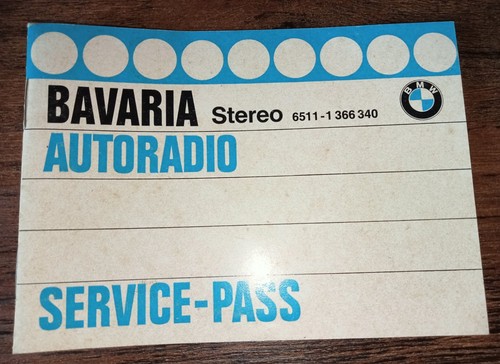 Original bmw bavaria stereo - "bavaria,