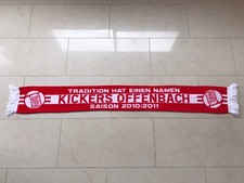 Fan-Schal Fußball Kickers Offenbach OFC Saison 2010/2011 rot Logo klassisch