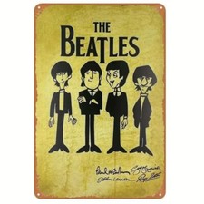 Blechschild The Beatles
