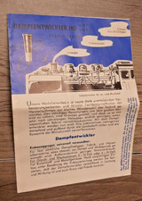 ULTRARARE WERBUNG SEUTHE DAMPFENTWICKLER H0 LOKOMOTIVEN MÄRKLIN TRIX FLEISCHMANN