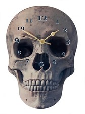 Wanduhr totenkopfform - wanduhr,