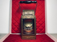 A. Sartorius Wuppertal 1959 Karbidlampe Eisenbahn Laterne Petroleumlampe DB 1953