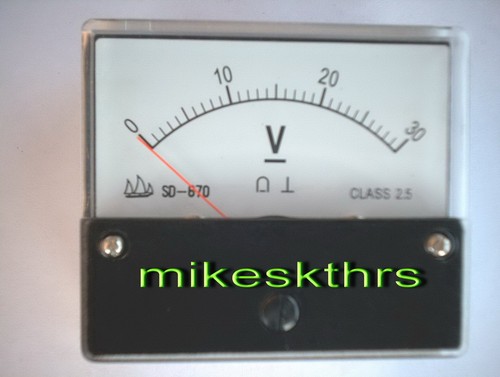 Voltmeter einbau - dc,