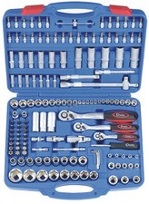 1/4" + 3/8" + 1/2"-Antrieb Steckschlüssel-Satz Steckschlüssel-Garnitur 150-tlg