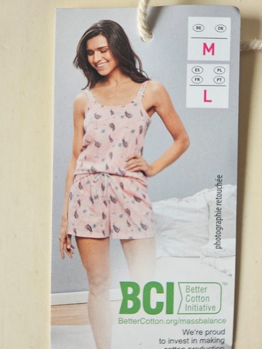 Damen baumwoll pyjama kurz - baumwoll,