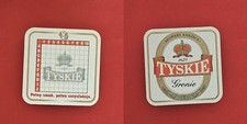 Tyskie Peiny smak, petna satysfakcja Brauerei Bierdeckel Bier