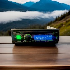 Autoradio Alpine CDE-117R Cd MP3 USB Aux Grüne Beleuchtung Funktioniert