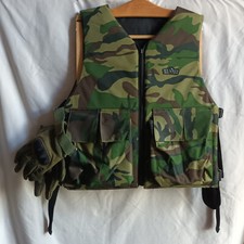 Paintball Weste Tarn Camouflage tactical inkl. Handschuh