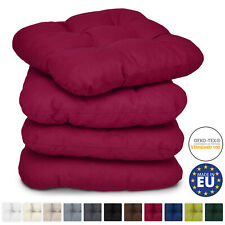 4er Set Sitzkissen Auflage Kissen Polster 40x40 cm Stuhlkissen Bodenkissen Sitz
