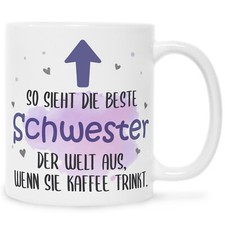 Bedruckte Tasse mit Spruch -