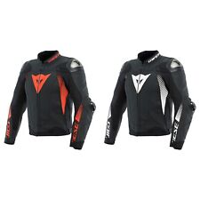 Dainese Herren Motorrad Jacke Super Speed 4 - Sport Lederjacke mit Protektoren