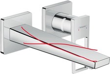 hansgrohe Waschtischarmatur Wasserhahn Metropol Unterputz, Chrom