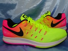 NIKE ZOOM PEGASUS 33 GR 47 48 NEON VOLT SCHUHE SNEAKER LUNAR FREE FLYWIRE D92